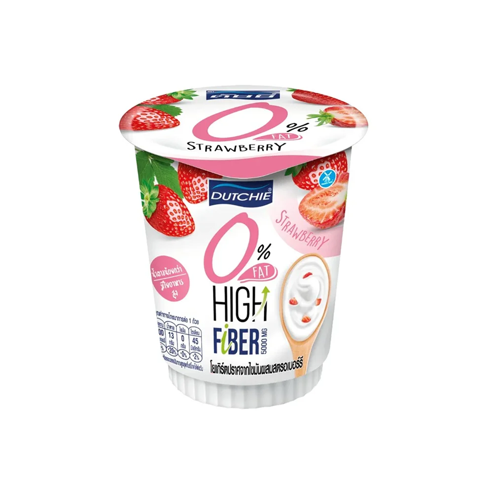 Hโยเกิร์ตดัชชี่ไขมัน0% 125 กรัม ผสมสตรอฯ