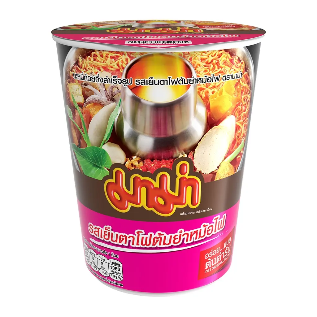 มาม่าคัพรสเย็นตาโฟต้มยำหม้อไฟ 60 กรัม