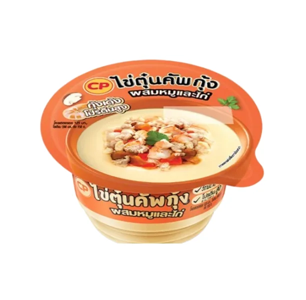 ซีพี ไข่ตุ๋นคัพกุ้งผสมหมูและไก่