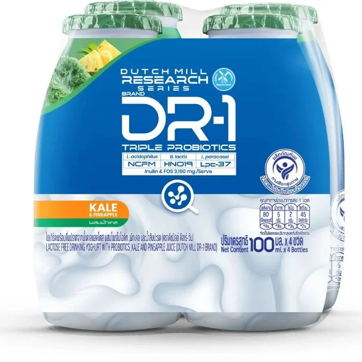 โยเกิร์ตพร้อมดื่มดัชมิลล์ DR-1 100มล.เคลสับปะรดพ.4