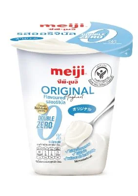 Hโยเกิร์ตเมจิไขมัน0% 135 กรัม