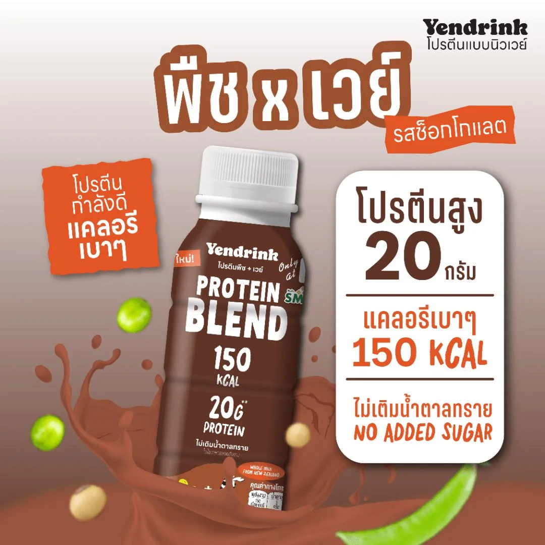 เครื่องดื่มโปรตีนเบลนด์เย็นดริ๊งค์ 300 มล.รสช็อกฯ