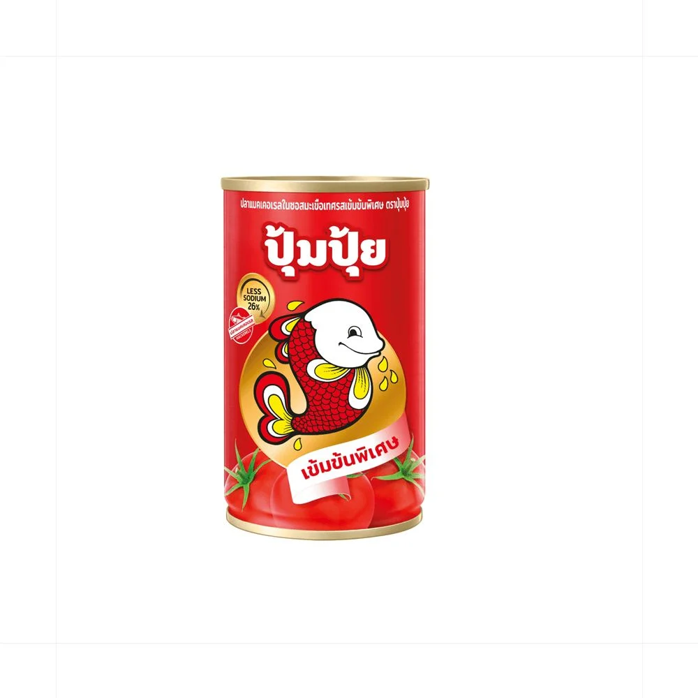 Hปลาแมคเคอเรลซอสมะเขือฯเข้มข้นพิเศษ ปุ้มปุ้ย155ก ด