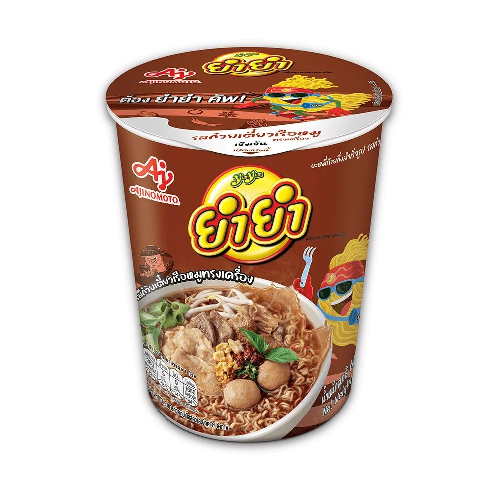 ยำยำคัพเต็มเต็มรสก๋วยเตี๋ยวเรือหมูทรงเครื่อง60กรัม