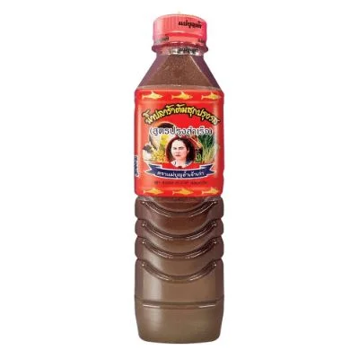 Hน้ำปลาร้าต้มสุกปรุงรสตราแม่บุญล้ำเจ้าเก่า400มล.ด.