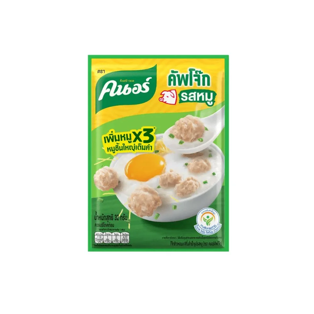 คนอร์คัพโจ๊กซอง รสหมู 32 กรัม