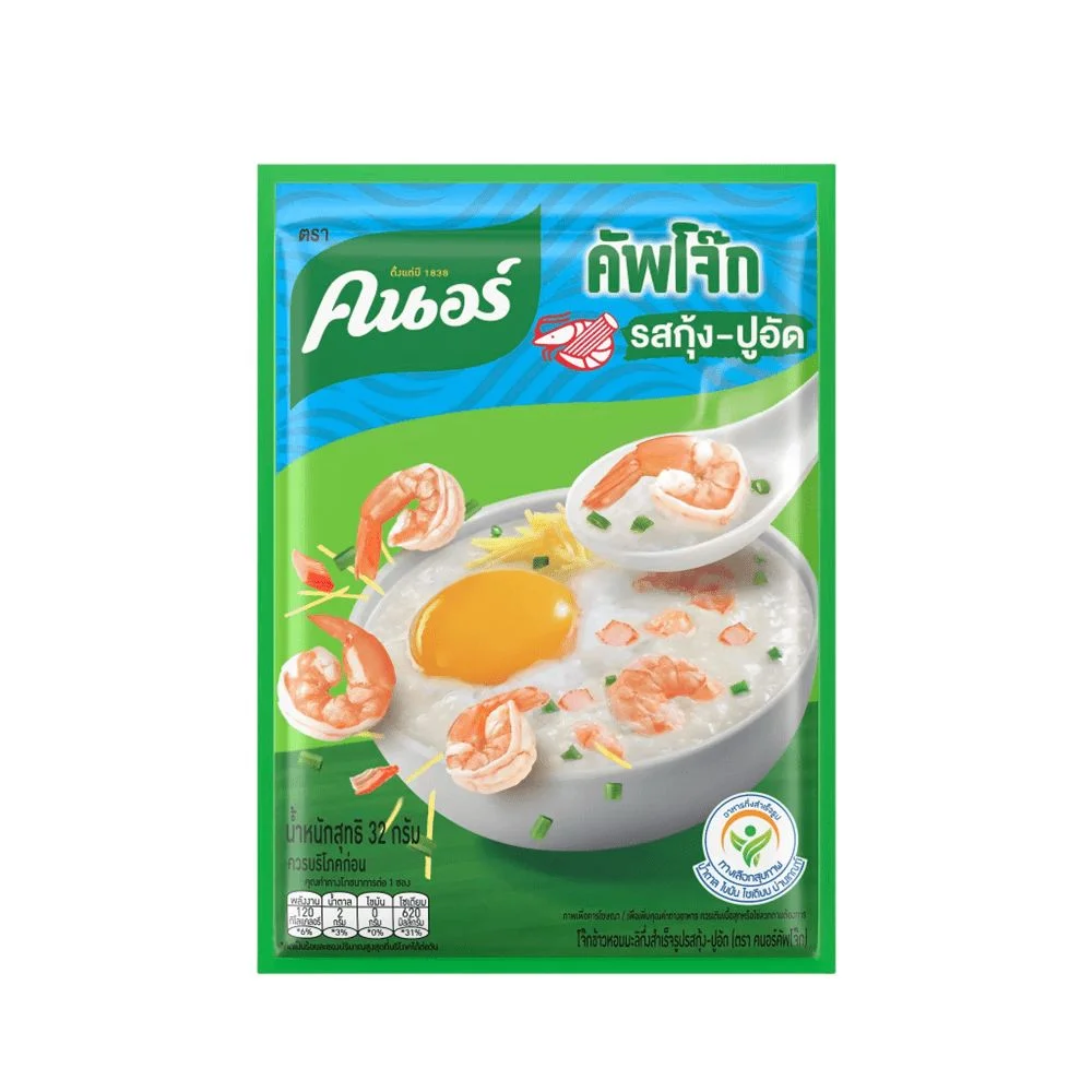 คนอร์คัพโจ๊กซอง รสกุ้ง-ปูอัด 32 กรัม