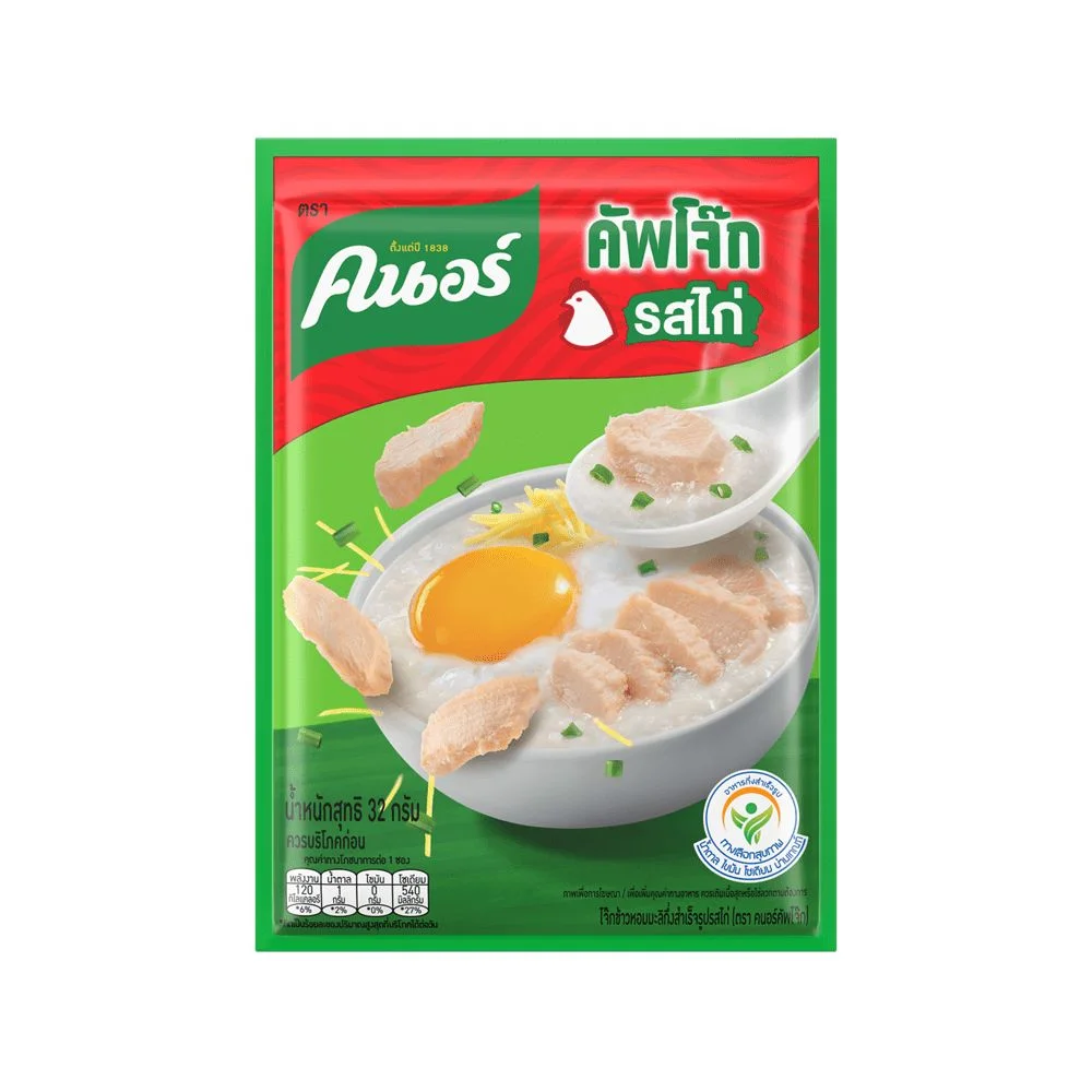 คนอร์คัพโจ๊กซอง รสไก่ 32 กรัม