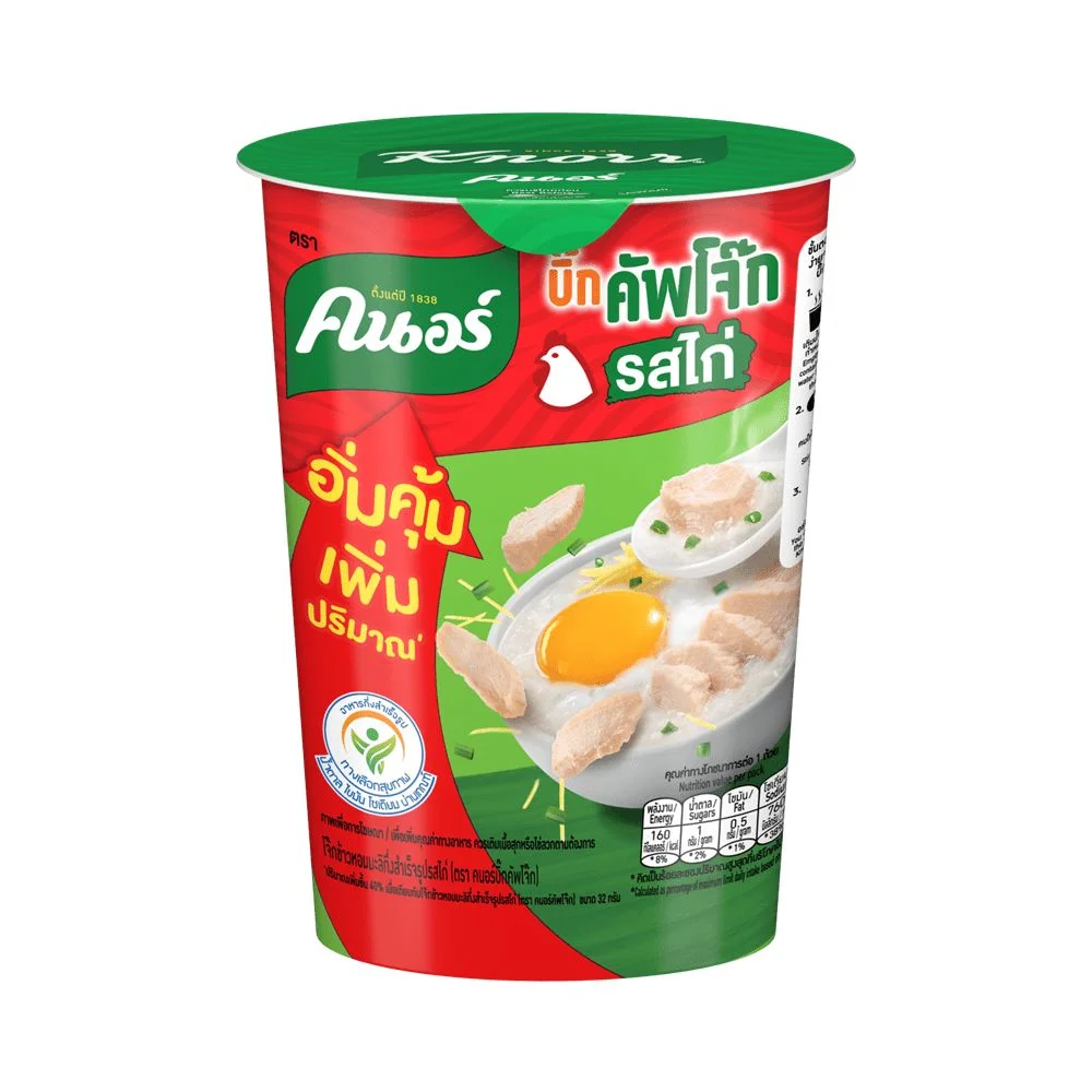 คนอร์บิ๊กคัพโจ๊ก รสไก่ 45 กรัม