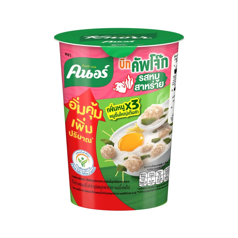 คนอร์บิ๊กคัพโจ๊ก รสหมูสาหร่าย 45 กรัม F4