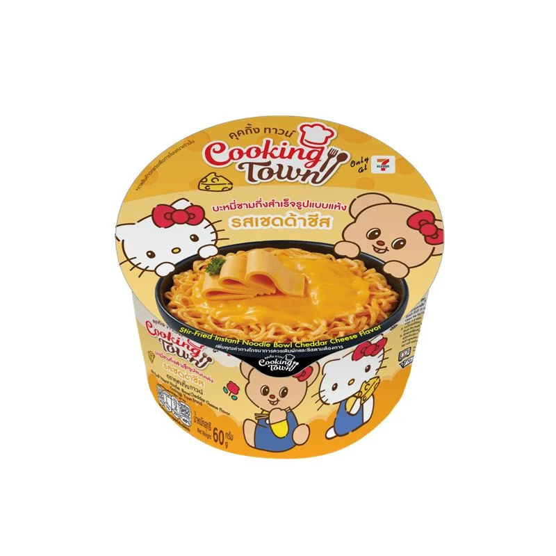 @บะหมี่ชามคุคกิ้งทาวน์ รสเชดด้าชีส 60 กรัม