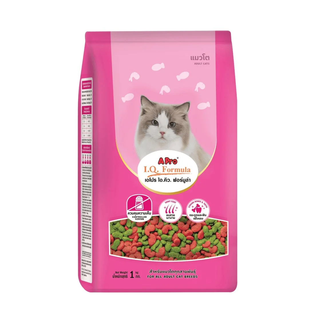 Pอาหารแมวโต เอโปรไอคิว ฟอร์มูล่า 2 มิกซ์ 1KG-S