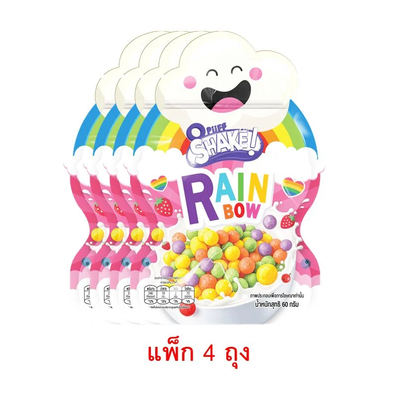 @โอพัฟเรนโบว์ซีเรียลบลูเบอร์รี่ชีสเค้ก60ก(แพ็ก4)OL