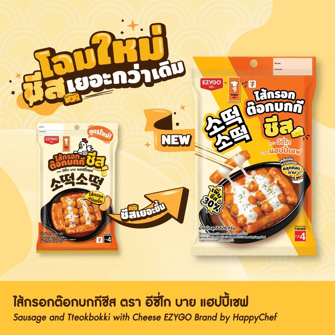 ไส้กรอกต๊อกบกกีชีส EZYGO Level Up