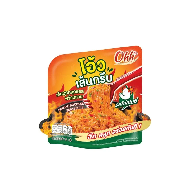 @HMโอ้ว เส้นกรึบ เส้นบุกปรุงรสซอสเผ็ดรสไก่112กรัม