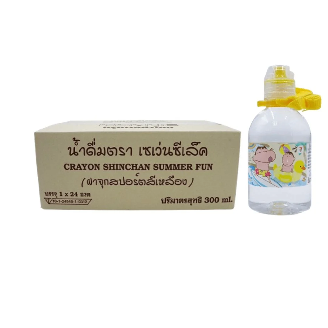 เซเว่นซีเล็คชินจังV2 เหลือง 300 มล. (ลัง)