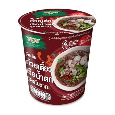 Hวุ้นเส้นคัพมังกรคู่เรดดี้รสก๋วยเตี๋ยวเรือน้ำตก55ก