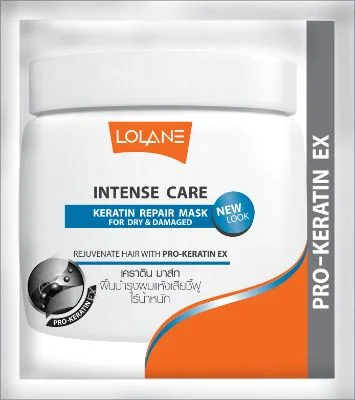 มาส์กโลแลน อินเทนซ์ แคร์(ฟ้า) ผมแห้งเสีย(ด) 15กรัม