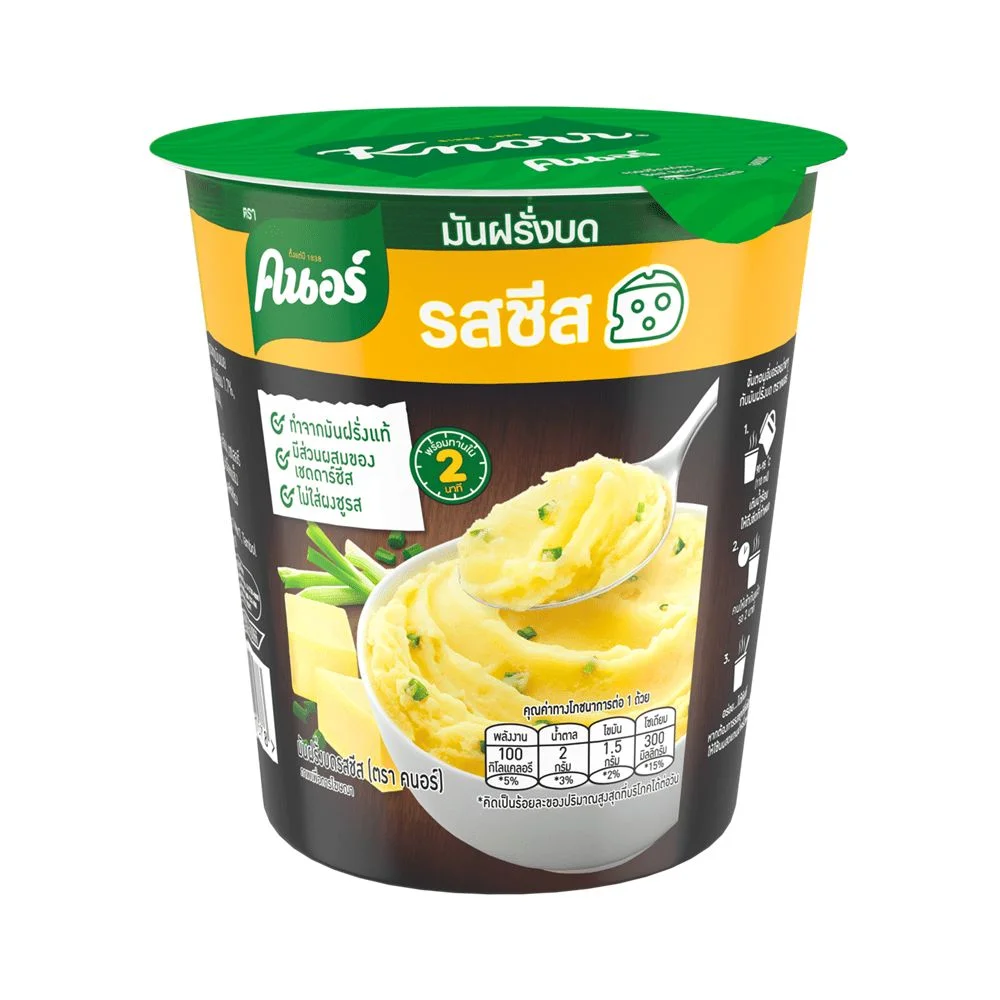 คนอร์มันฝรั่งบดถ้วย รสชีส 26 กรัม F6