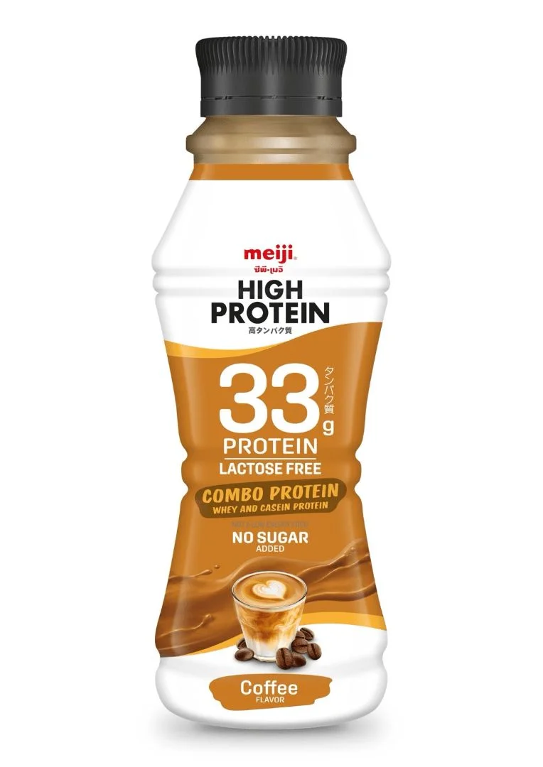 Hนมพาสฯเมจิ โปรตีนสูง 350 มล. รสกาแฟ