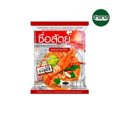 Hซื่อสัตย์ รสต้มยำกุ้งน้ำข้น 60 กรัม