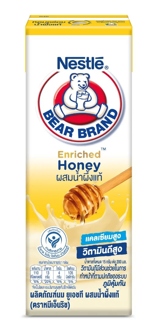 H UHT ตราหมีเอ็นริช น้ำผึ้ง ด. 170 มล.