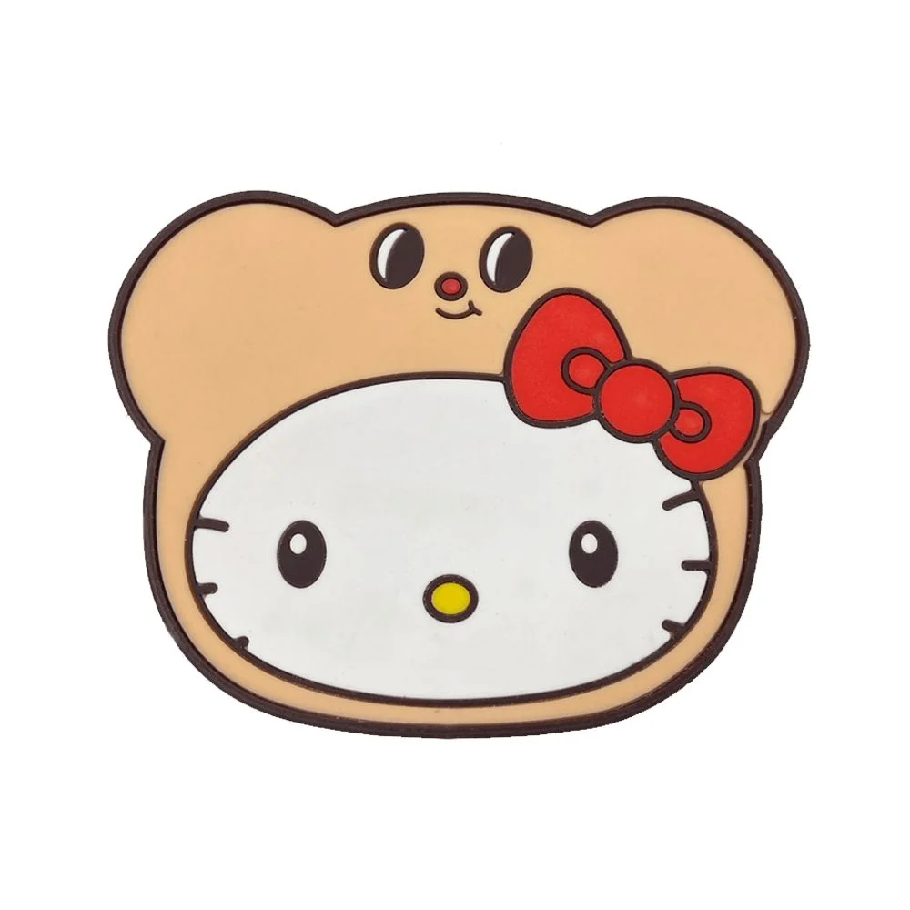 @แผ่นรองแก้วหมีเนยXคิตตี้ (คละลาย)