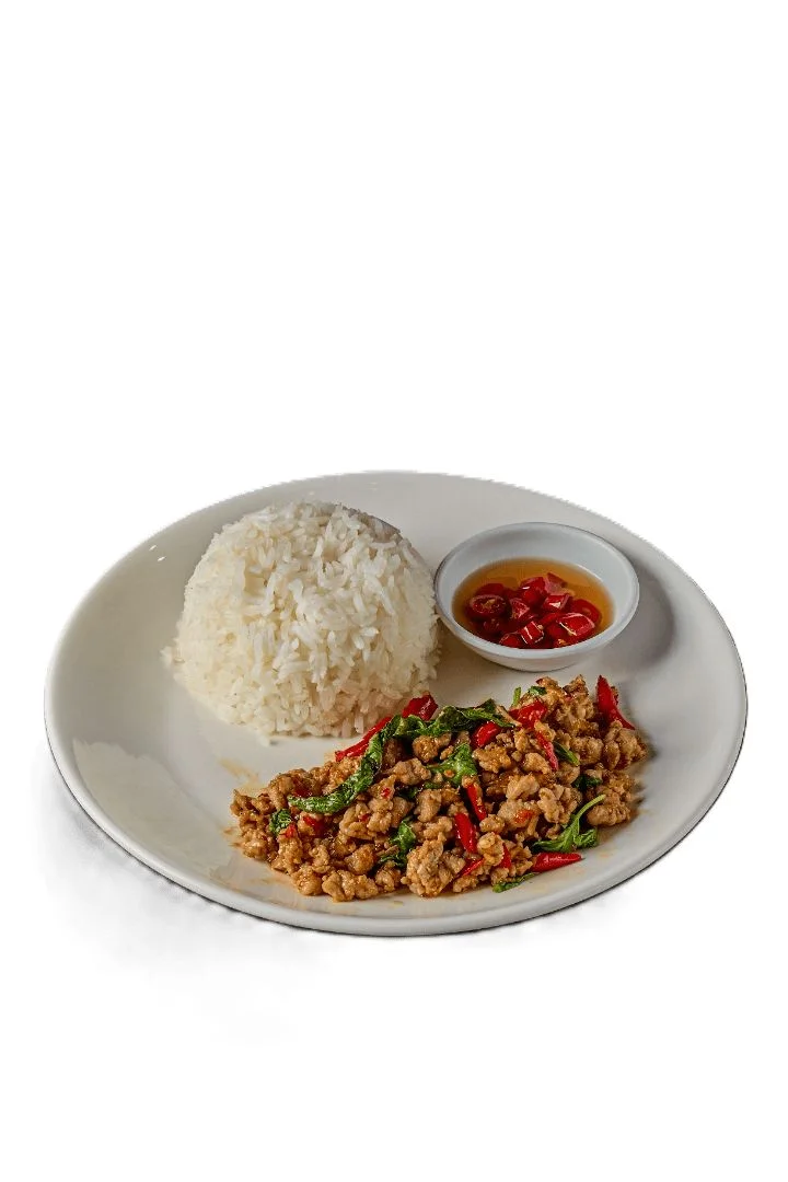 ข้าวกะเพราหมูสับ
