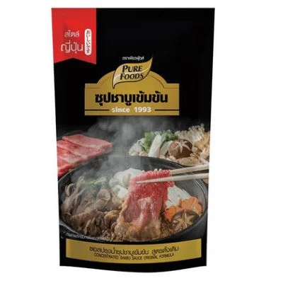 Hซอสปรุงน้ำซุปชาบูเข้มข้น ตราเพียวฟู้ดส์ 100 มล.